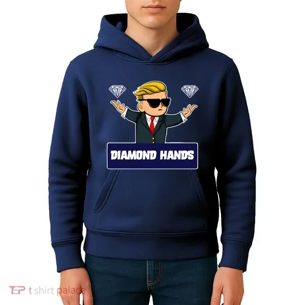 Wall Street Diamond Hands Kids Hoodie
