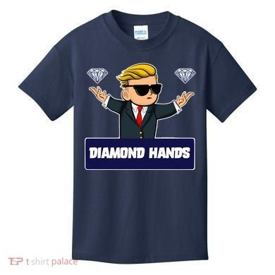 Wall Street Diamond Hands Kids T-Shirt