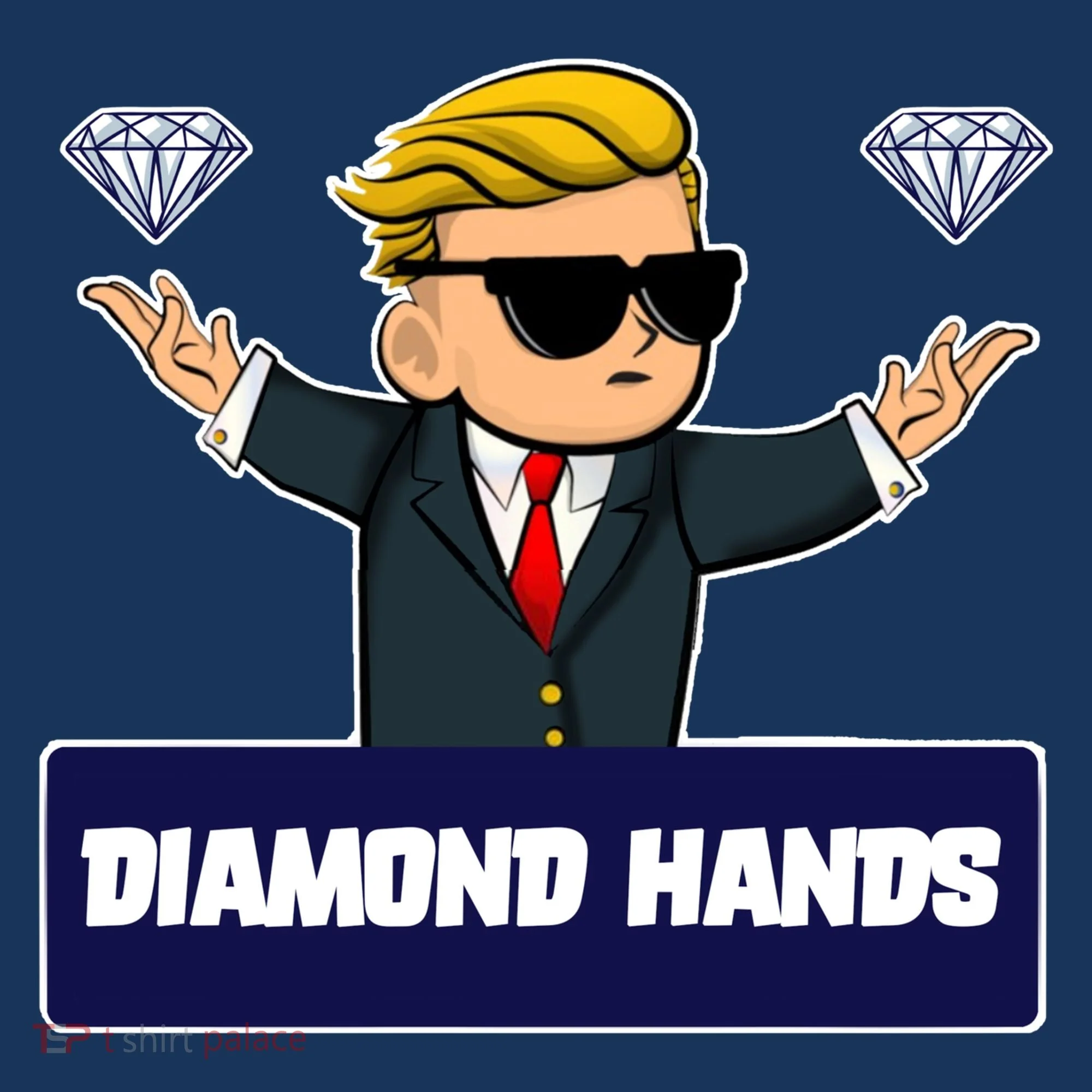 Wall Street Diamond Hands Kids T-Shirt