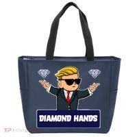 Wall Street Diamond Hands Tote Bag thumb 0