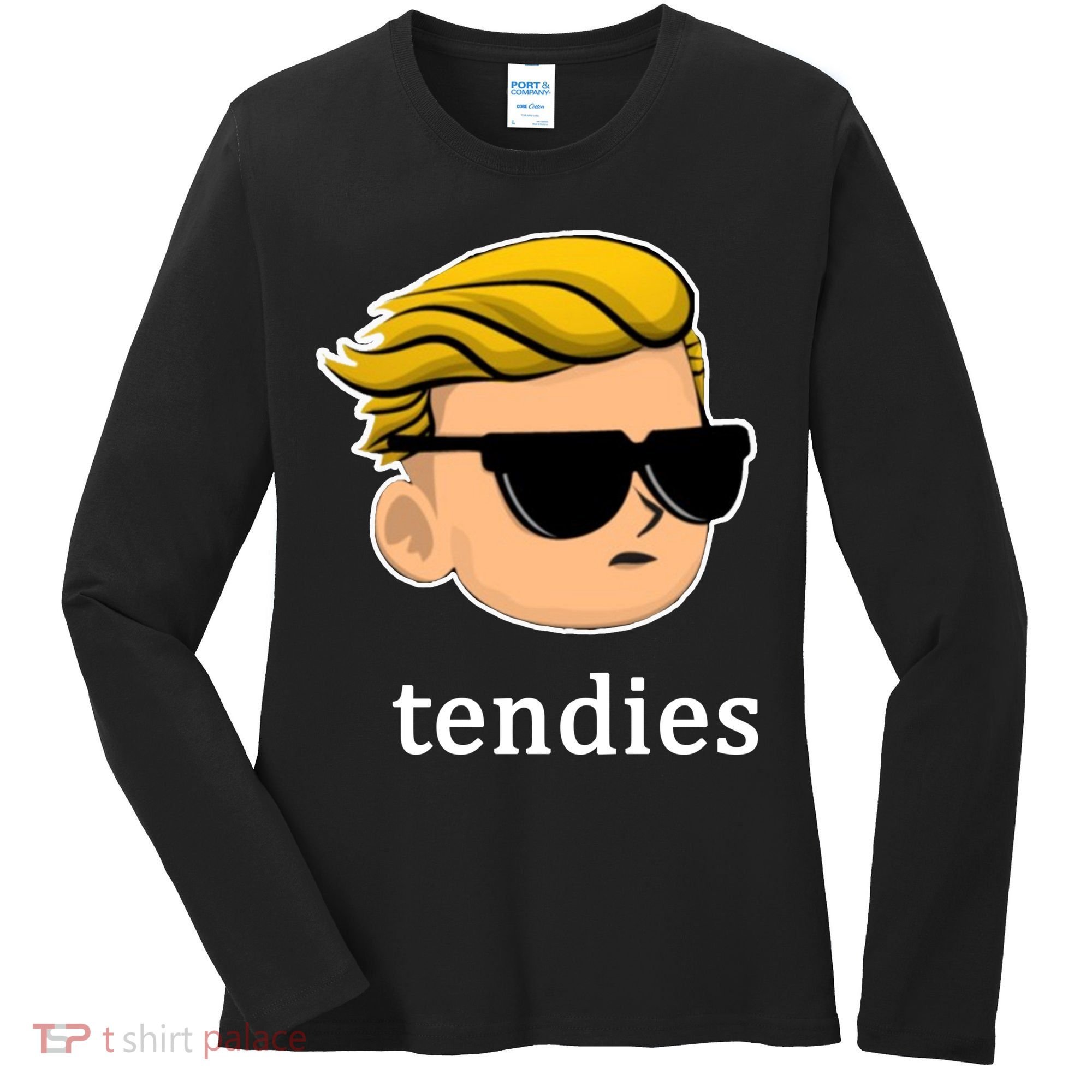 Wall Street Guy WSB Tendies Women's Long Sleeve Shirt