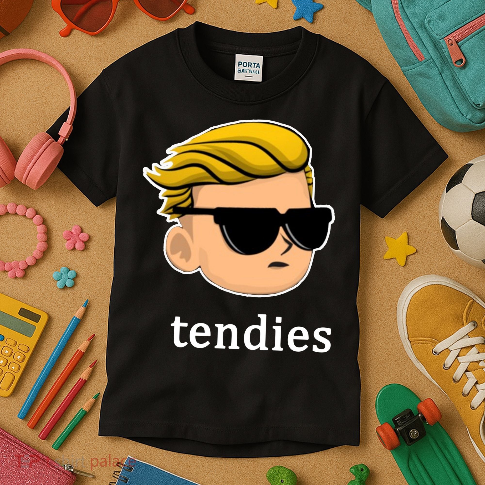 Wall Street Guy WSB Tendies Kids T-Shirt