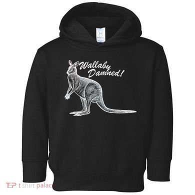 Wallaby Damned Toddler Hoodie