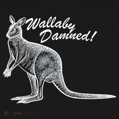 Wallaby Damned Toddler Hoodie