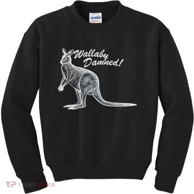 Wallaby Damned Kids Sweatshirt