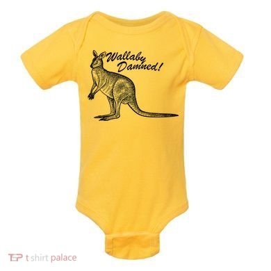 Wallaby Damned Baby Bodysuit
