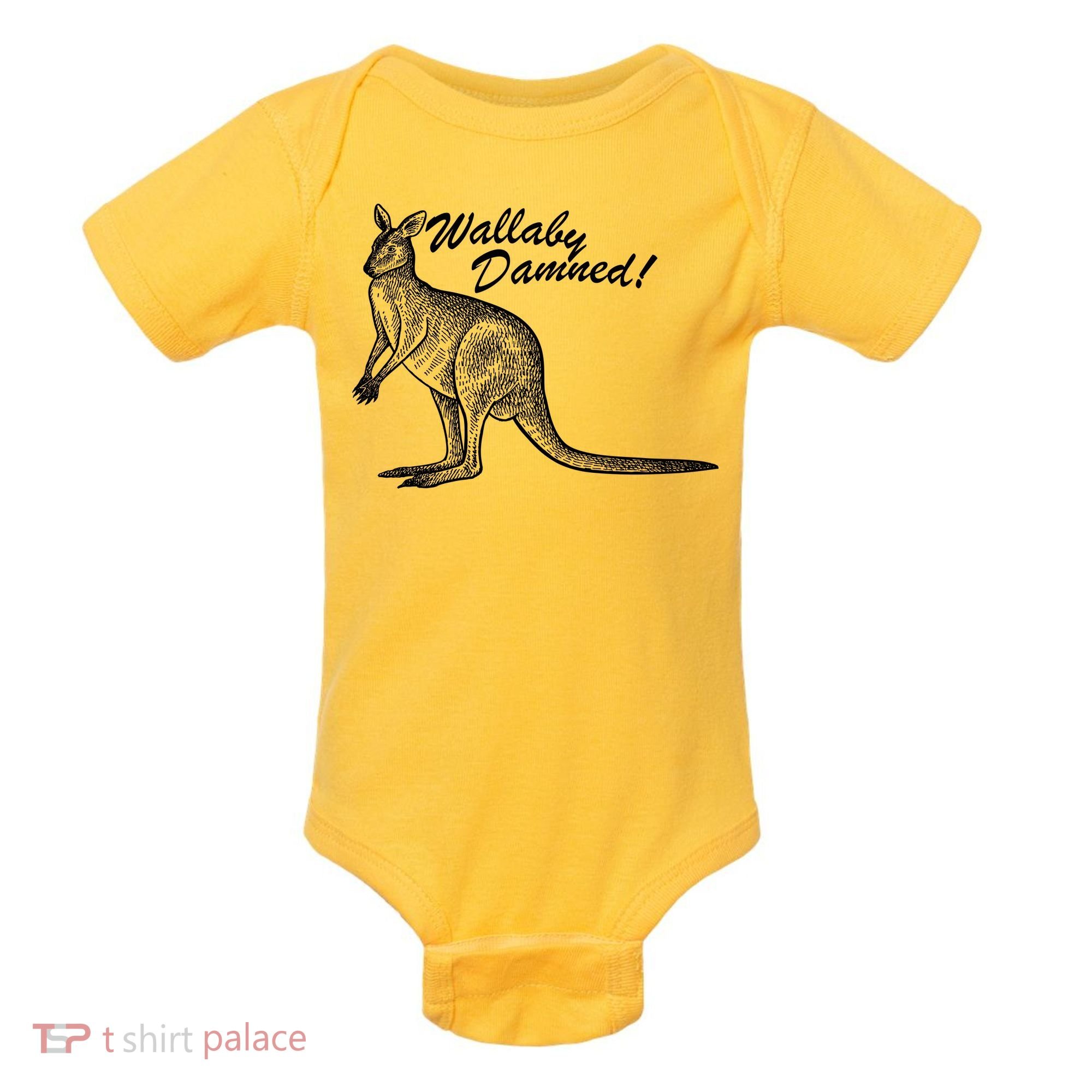 Wallaby Damned Baby Bodysuit