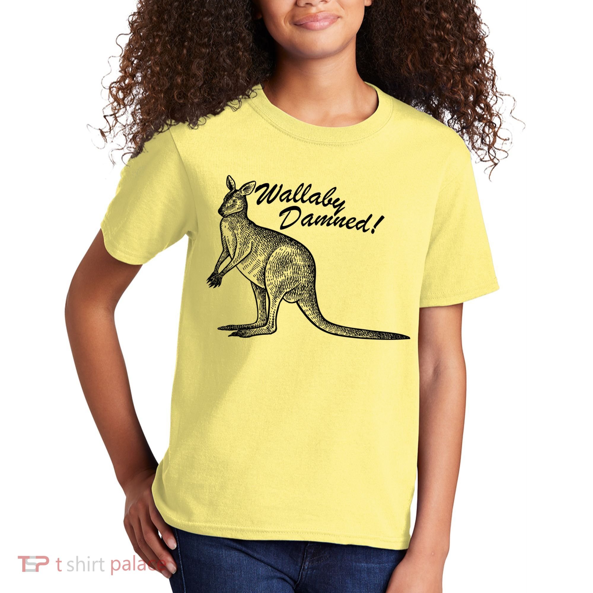 Wallaby Damned Kids T-Shirt