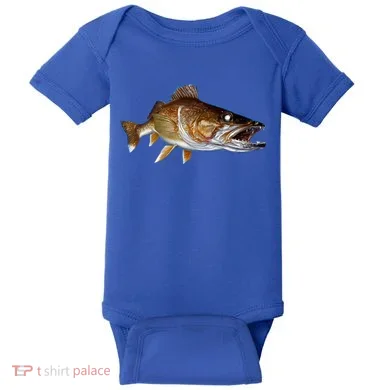 Walleye Baby Bodysuit
