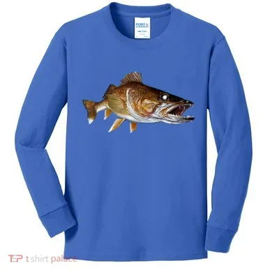 Walleye Kids Long Sleeve Shirt