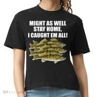 Walleye Caught Em All Comfort Colors Boxy T-Shirt thumb 0