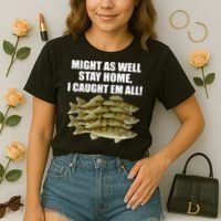 Walleye Caught Em All Comfort Colors Boxy T-Shirt thumb 2