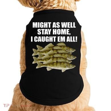 Walleye Caught Em All Doggie Tank