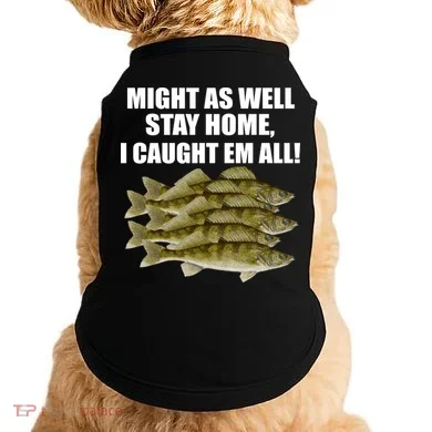 Walleye Caught Em All Doggie Tank