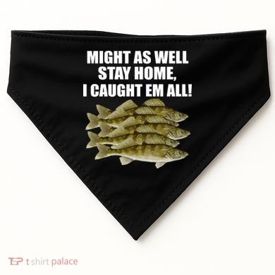 Walleye Caught Em All USA-Made Doggie Bandana