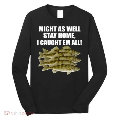 Walleye Caught Em All Long Sleeve Shirt