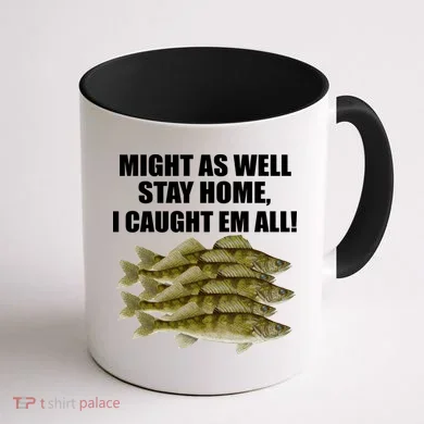 Walleye Caught Em All Coffee Mug back