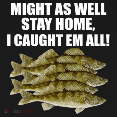 Walleye Caught Em All Youth Performance Sprint T-Shirt