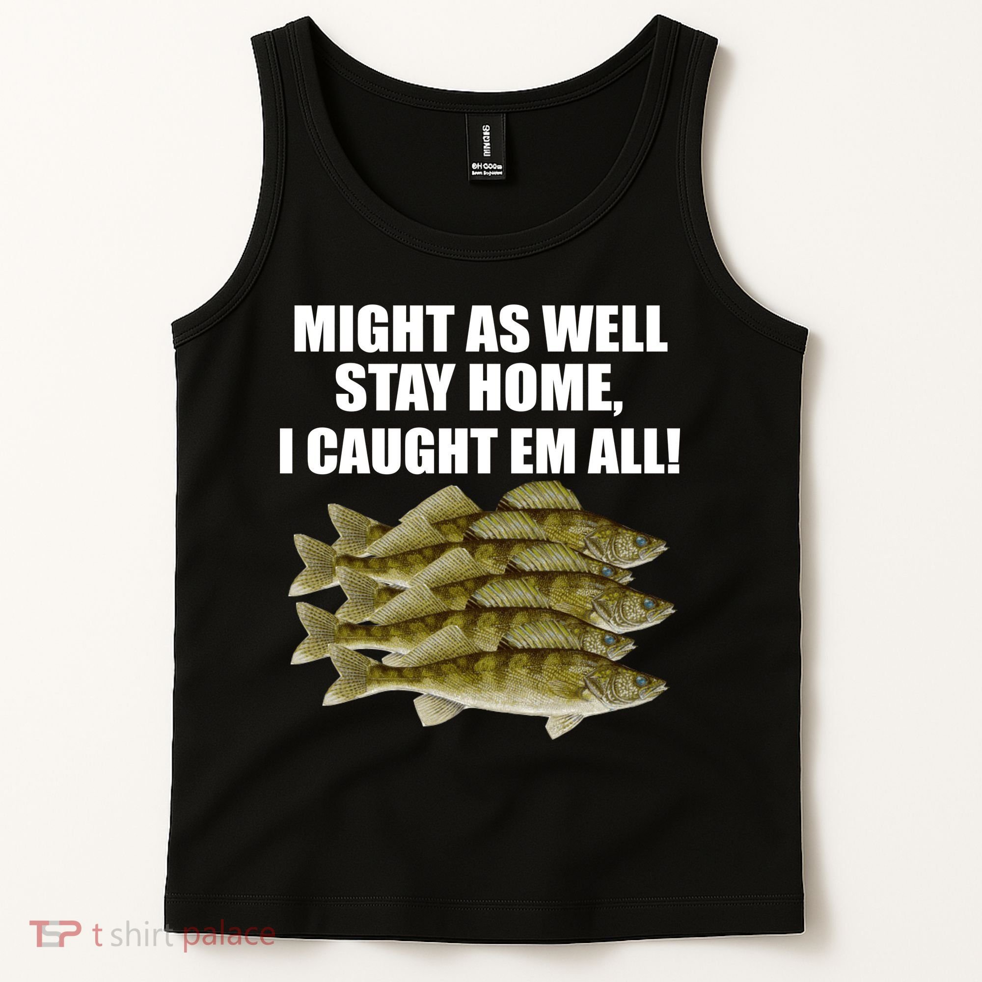Walleye Caught Em All Tank Top