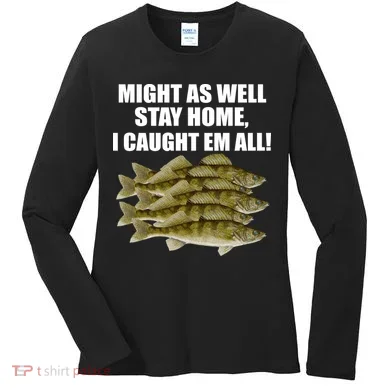 Walleye Caught Em All Women's Long Sleeve Shirt