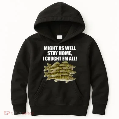 Walleye Caught Em All Kids Hoodie
