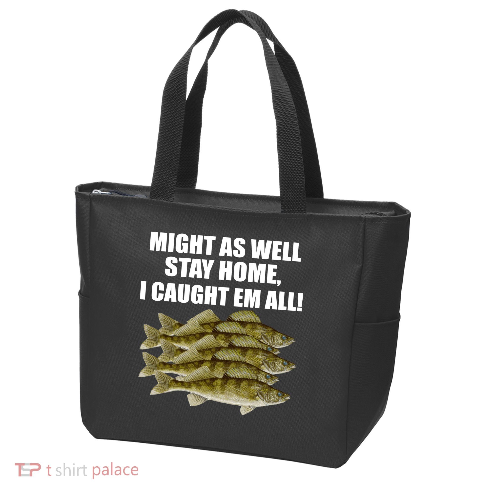 Walleye Caught Em All Tote Bag