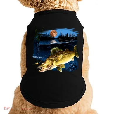 Walleye Moon Light Doggie Tank