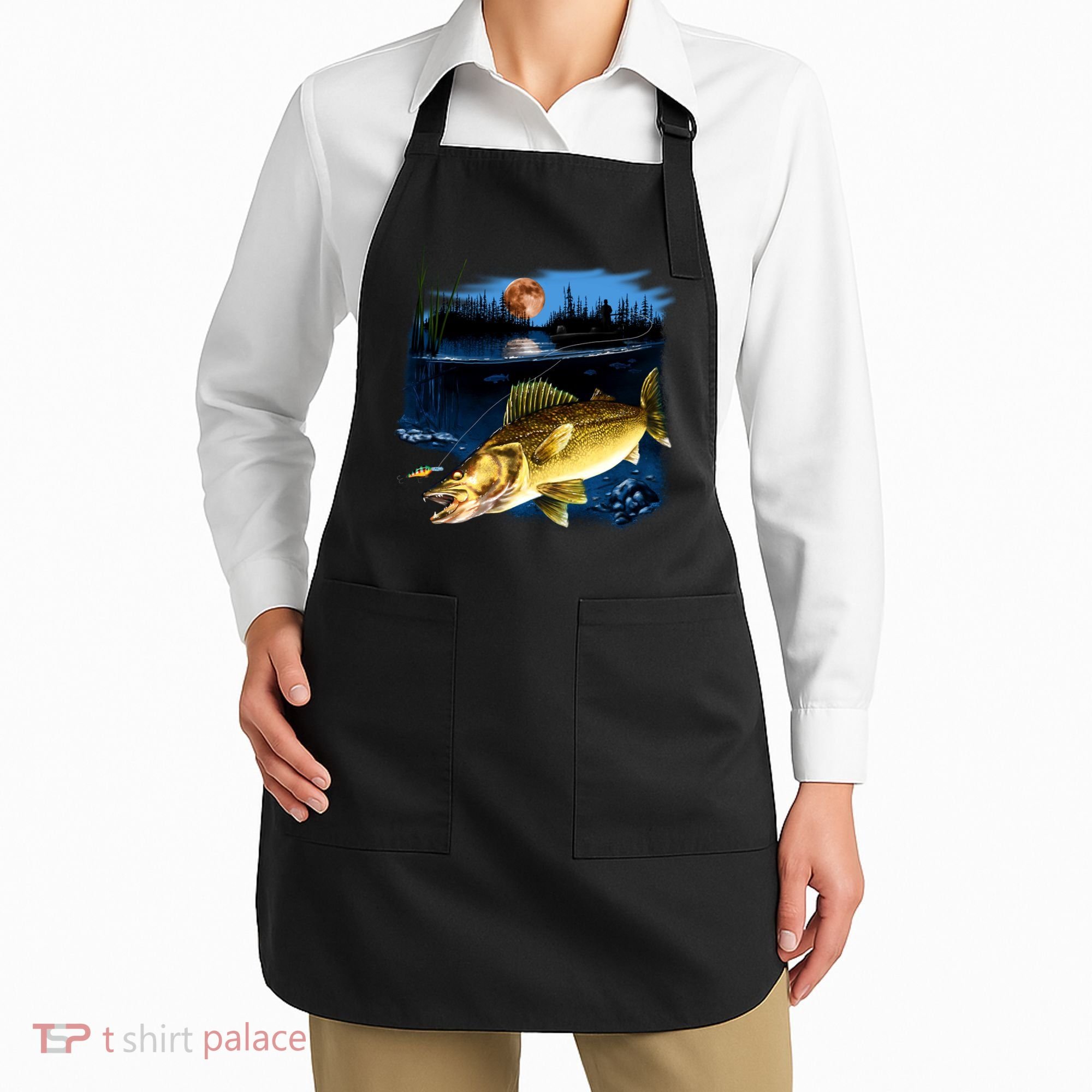 Walleye Moon Light Apron
