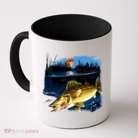 Walleye Moon Light Coffee Mug thumb 0