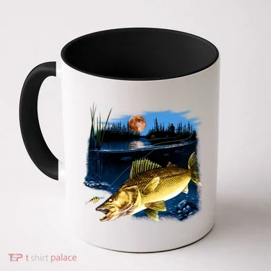 Walleye Moon Light Coffee Mug