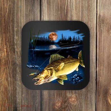 Walleye Moon Light Coaster
