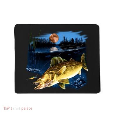 Walleye Moon Light Mousepad