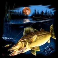 Walleye Moon Light Women's Tank Top thumb 5