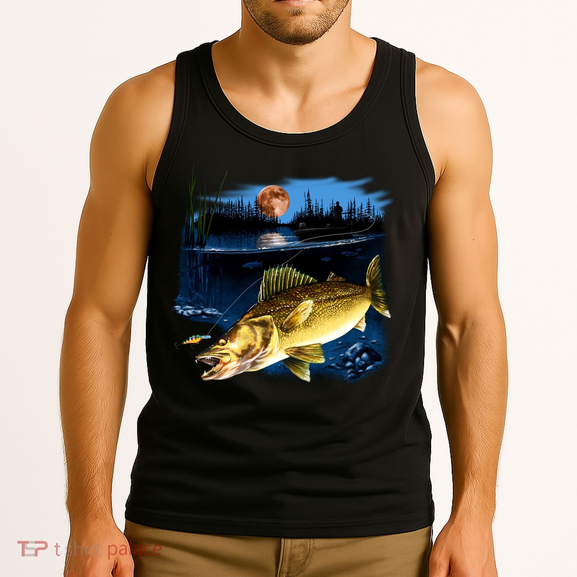 Walleye Moon Light Tank Top