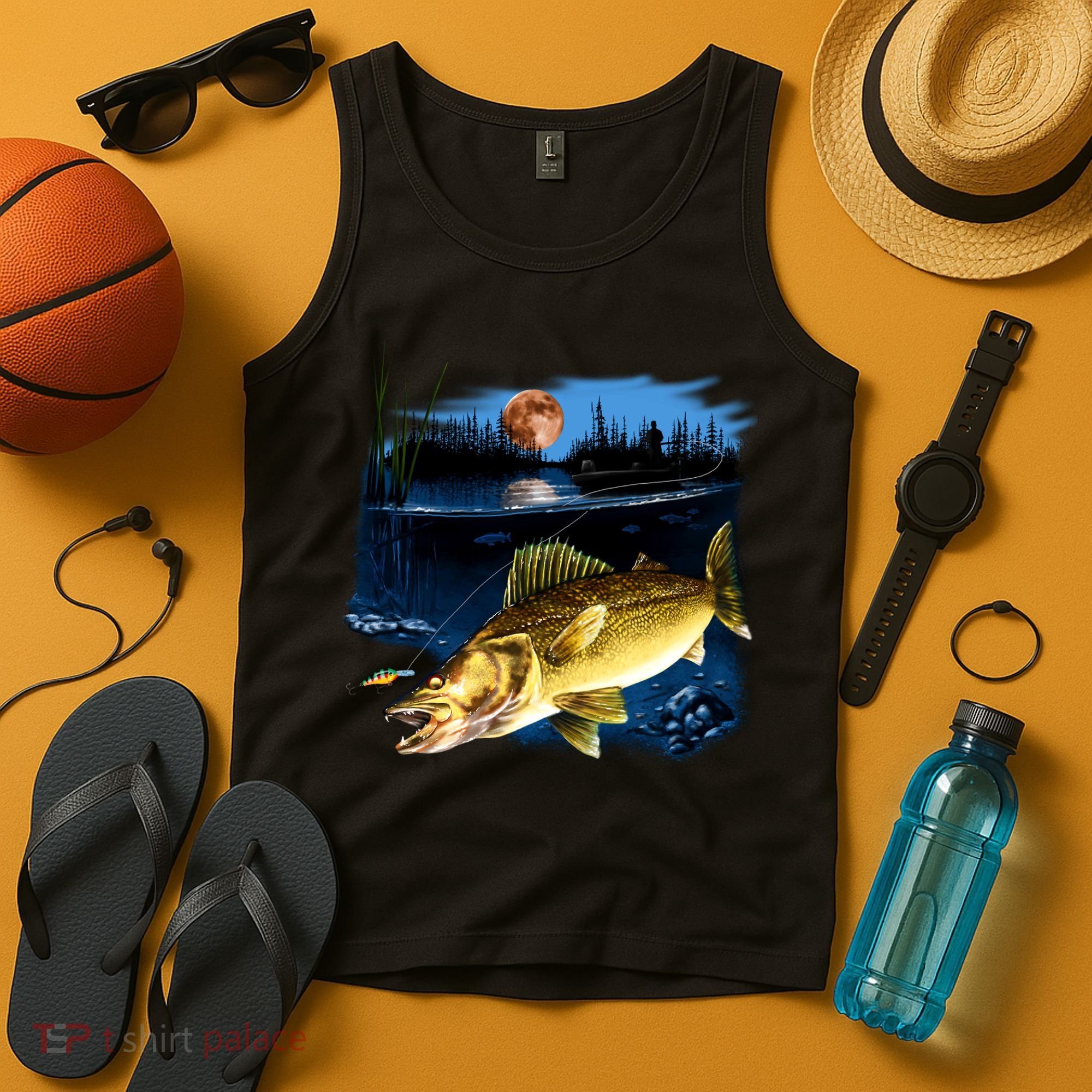 Walleye Moon Light Tank Top