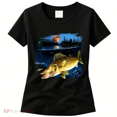 Walleye Moon Light Women's T-Shirt