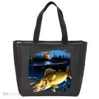 Walleye Moon Light Tote Bag thumb 0