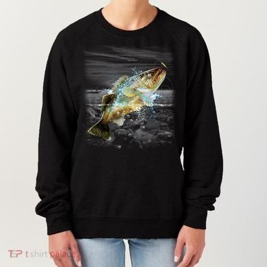 Walleye Wilderness - Fishing Women's Sweatshirt