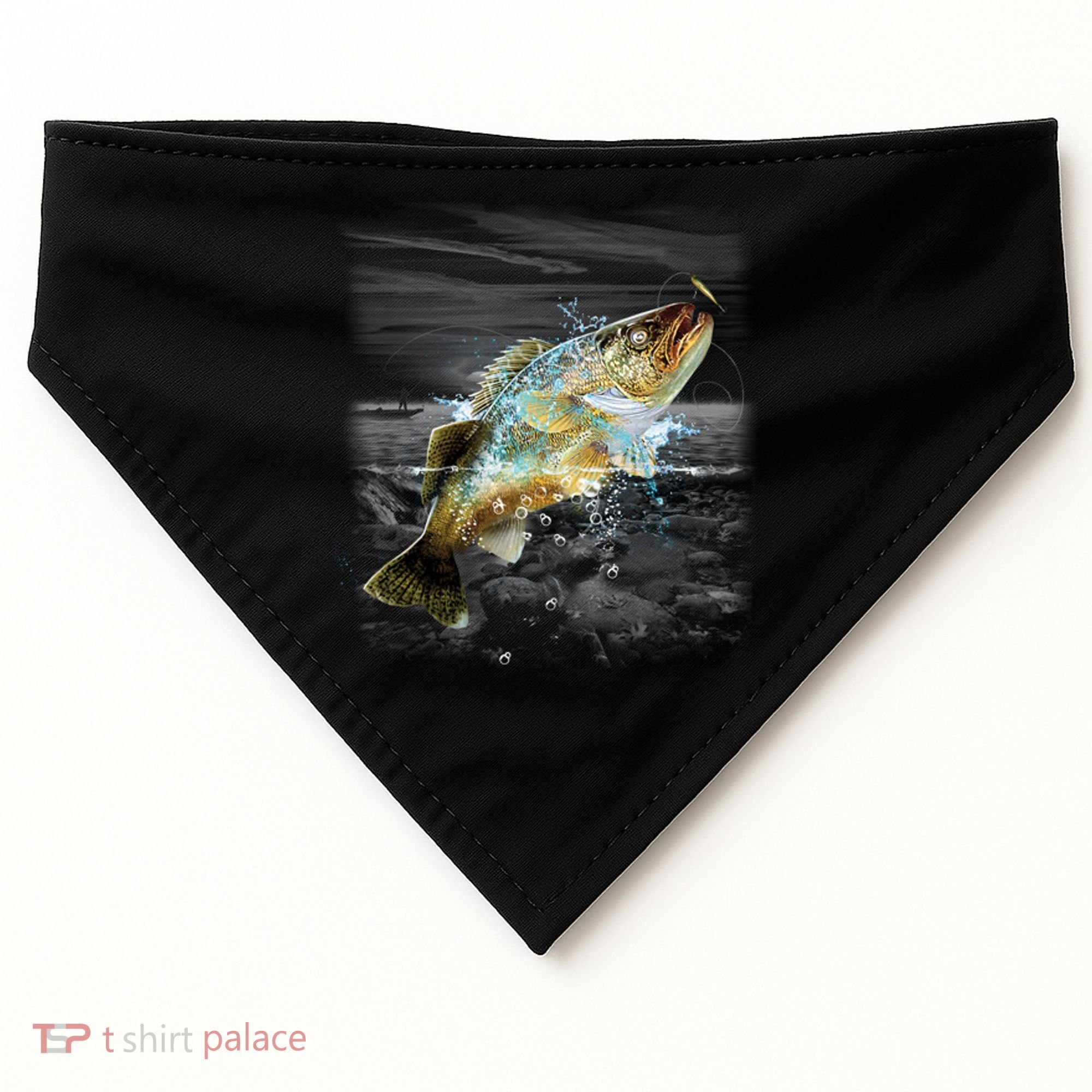 Walleye Wilderness - Fishing USA-Made Doggie Bandana