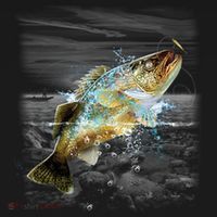 Walleye Wilderness - Fishing T-Shirt thumb 7