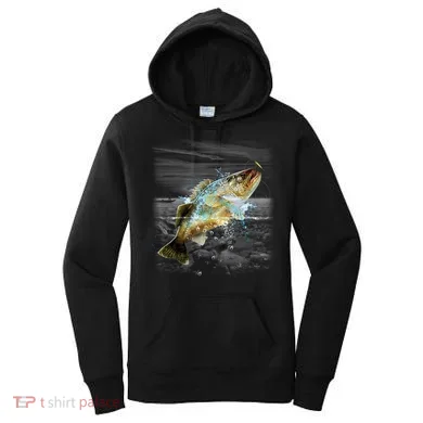 Walleye Wilderness - Fishing Women's Hoodie