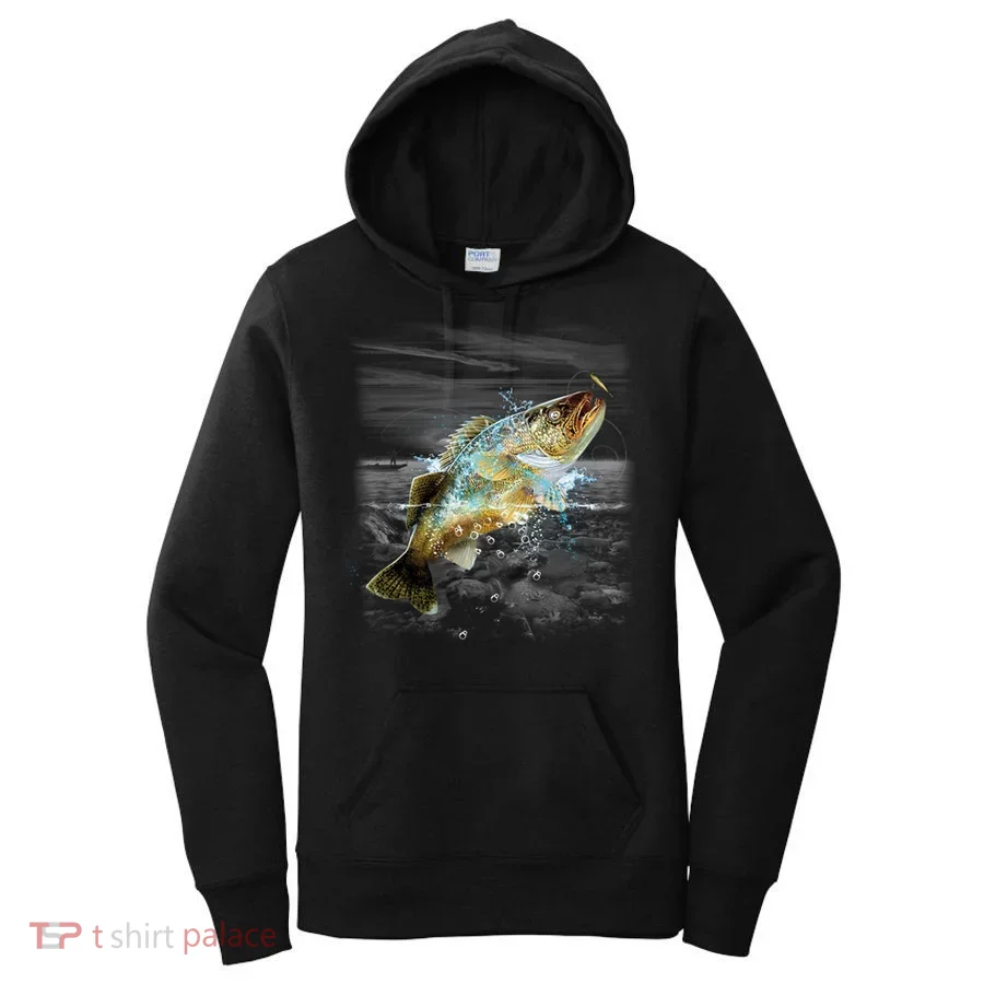 Walleye Wilderness - Fishing Women's Hoodie