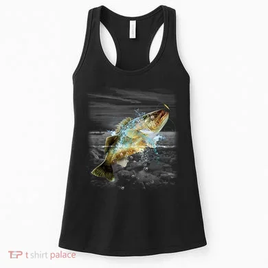 Walleye Wilderness - Fishing Women's Tank Top