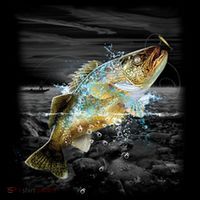 Walleye Wilderness - Fishing Toddler T-Shirt thumb 4