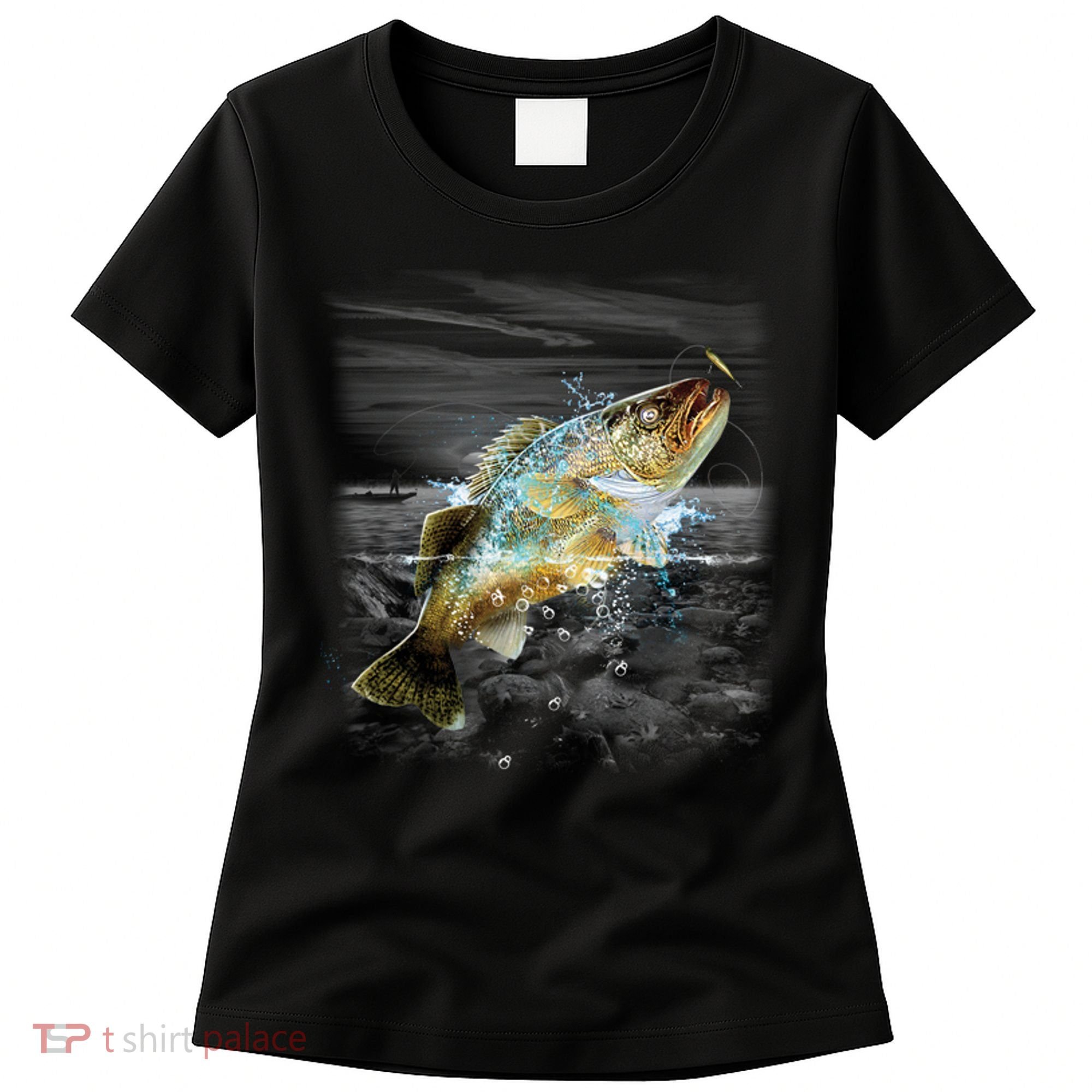 Walleye Wilderness - Fishing Women's T-Shirt