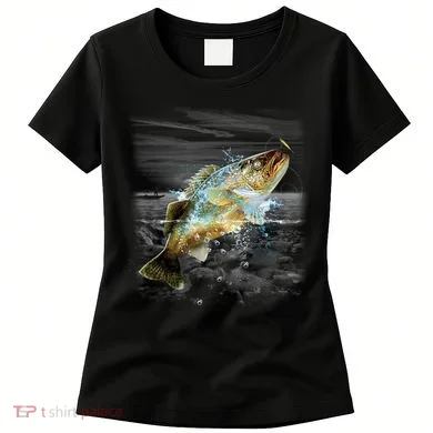 Walleye Wilderness - Fishing Women's T-Shirt