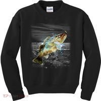 Walleye Wilderness - Fishing Kids Sweatshirt thumb 0