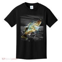 Walleye Wilderness - Fishing Kids T-Shirt thumb 0