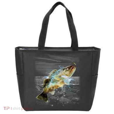 Walleye Wilderness - Fishing Tote Bag