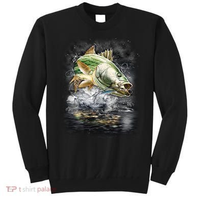 Walleye Wilderness - Fishing Jumping Fish Sweatshirt